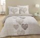 TRANKIELO® - Housse de couette 200x200 cm - 100% katoen - Beige - Inclusief 2 taies d'oreiller