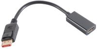 S-Impuls DisplayPort naar HDMI adapter - 0,15 meter - 4K 60Hz + HDR - Zwart