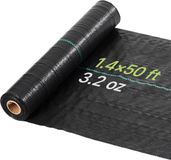 Vevor Onkruidbestrijdingsdoek 0,4 x 15,2 m, Zwart