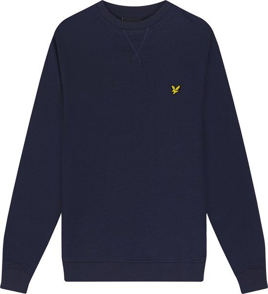 Lyle & Scott Sweater - Navy Blauw - Kinderen - Maat 164/170 - Driekwart Mouw - Effen - Lente/Zomer 2023
