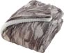 Merkloos Heerlijke Zachte Knuffel Fleece - Plaid Sherpa print - 150x200cm - bruin