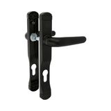 Amig - Deurklinkset - 225 x 30 mm - Sleutelgat op 85 mm - Zwart aluminium