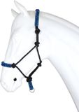 Horka Knoophalster maat cob met touw 2m blue lagoon musketon haak