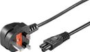 Microconnect Power Cord UK / C5 5m Black