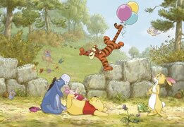 KOMAR Fotobehang Winne Pooh Ballooning