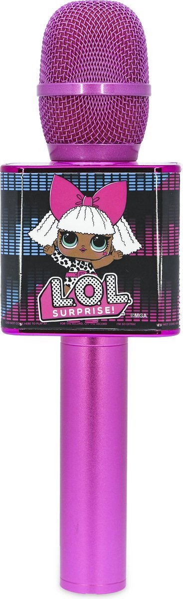 OTL Technologies LOL Surprise - Karaoke bluetooth microfoon & speaker roze