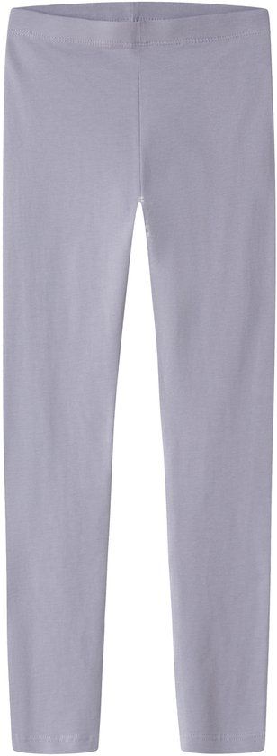 NAME IT NKFVIVIAN LEGGING NOOS - Meisjes - Leggings - Katoen - Lavender Gray - Maat 80