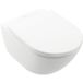 Villeroy & Boch Subway 3.0 Toilet - 56cm - diepspoel - twistflush - antibacterieel - met Saniclass quickrelease en softclose zitting - alpin glans wit