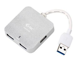 i-tec Metal USB 3.0 Hub - 4-poorts - Zilver