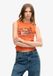 Superdry - Slimfit hemdtopje met LA vintage logo - Dames - Vesten - Soda Pop Orange Marl - UK10-EU38
