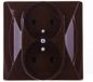 Ospel GP-2AZ/24, brun, IP20, 16 A, 82 mm, 44 mm, 82 mm