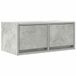 vidaXL TV-meubel 60x31x25,5 cm bewerkt hout betongrijs