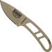 ESEE Candiru Dark Earth CAN-DE Couteau de cou avec étui noir + clip de ceinture