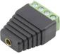 Conrad Components 93013c1126 Laboratoriumbus Koppeling, recht Stift-Ø: 4 mm Zwart 1 stuk(s)