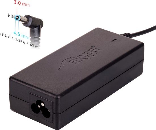 Akyga AK-ND-25 netvoeding & inverter Binnen 65 W Zwart