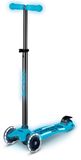 OEM Globber Tretroller Maxi Deluxe Glow LED Plus, blauw