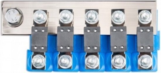 Victron Busbar voor 5x CIP100200100 zekeringhouders