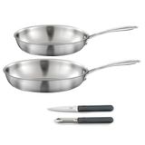 Cuisinox Kook- en bestekset Gourmet Roestvrij staal