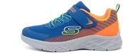 Skechers Microspec II Zovrix Chaussures sans lacets Bleu EU 27 1/2 Garçon, Fille