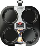 Tala Yorkshire Pudding Bakvorm - 4 Stuks - Zwart - Staal - Non-stick - Ovenbestendig