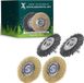 Wemi Universal Brush Set 10CM for Electric Weed Brush – Steel & Nylon Joint Brush