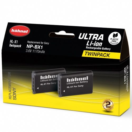 Hähnel HL-X1 Ultra Twin Pack - Sony NP-BX1