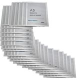 TUKA-i-AKUT [100x] A3 Infoframe Magneetlijst met Zelfklevende Achterkant, Gemakkelijk Uitwisselbaare Magnetische Wissellijst voor Wanden en Deuren, Informatielijst Set van 100 Zilver Kleur, TKD8400-A3-100x