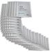 TUKA-i-AKUT [100x] A3 Infoframe Magneetlijst met Zelfklevende Achterkant, Gemakkelijk Uitwisselbaare Magnetische Wissellijst voor Wanden en Deuren, Informatielijst Set van 100 Zilver Kleur, TKD8400-A3-100x