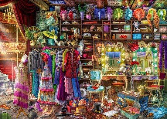 Ravensburger Puzzel Hinter den Kulissen - 1000 stukjes
