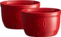 Emile Henry Pasteibakje N.10 set 2 stuks Grand Cru