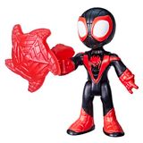 Hasbro Marvel Spidey and His Amazing Friends Miles 'Spin' Morales speelfiguur met accessoire