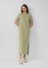 Q/S designed by - Robe - Taille XS - Femmes - Vert - Coton