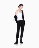 Armani Exchange Xw000829_af13729 T-shirt sans manches Blanc S Femme