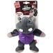 GiGwi I'm Hero TPR Armor Hippo pluche hondenspeelgoed met pieper voor stoere kauwers