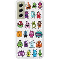 Samsung Bedrukt siliconen hoesje compatibel met Galaxy S21 FE Alien
