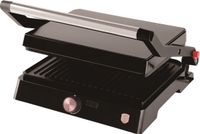 BerlingerHaus BH/9492 Contactgrill Elektrisch Anti-aanbaklaag, Inklapbaar, Traploze temperatuurregeling, CoolTouch-behuizing, Controlelampje Zwart, Roze