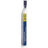 Mars Staedtler Mars Micro-Carbon Fijnvullingen - 0,3 mm, HB - 250 03-HB (verpakking van 12 stuks)