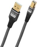 Oehlbach D1C9377 USB-kabel USB 2.0 USB-A stekker, USB-B stekker 5 m Antraciet