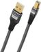 Oehlbach D1C9377 USB-kabel USB 2.0 USB-A stekker, USB-B stekker 5 m Antraciet