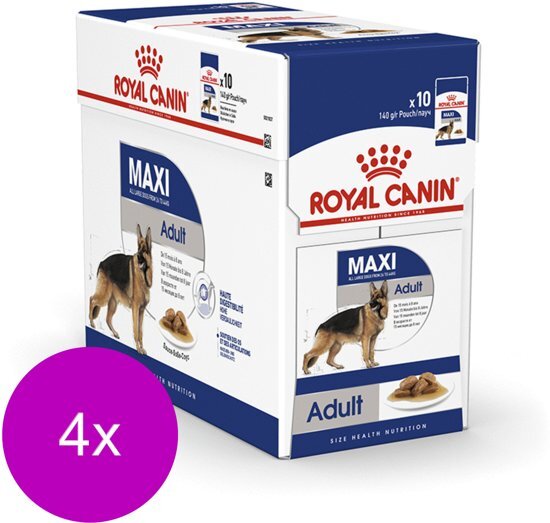 Royal Canin Shn Maxi Adult Pouch - Hondenvoer - 4 x 10x140 g