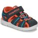KangaROOS K-grobi Uniseks kindersandalen, Dk Navy Oranje, 24 EU