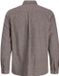 Jack & Jones Regular Fit Katoenen Overhemd Lange Mouw Effen Casual Heren S Hot Fudge