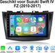Junsun Android 15 Autoradio Geschikt voor Suzuki Swift IV FZ (2010-2017) Accessoires, 2GB+64GB, Draadloze CarPlay & Andriod Auto, DAB+, GPS-navigatiesysteem, Bluetooth, Stuurwielbediening, WiFi, 9-inch Touchscreen, DSP, Quad-core processor