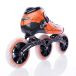 ATATU Speedskates bas de gamme taille 47 orange avec roulettes 125mm 88A et roulements Hi-SPEED TRT 11