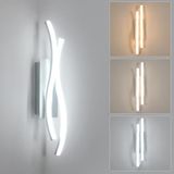 Comely Binnenwandlamp, 14W 1575LM Moderne LED Wandlamp, Dimbare Muurlamp met Geheugenfunctie voor Slaapkamer, Woonkamer, Hotel, Gang, Trap, 41CM, 3000K/4500K/6500K