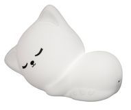 Fischer & Honsel Mia - lampe de chevet - 16 x 8 x 11 cm - 0,3W LED RGBW incl. - blanc