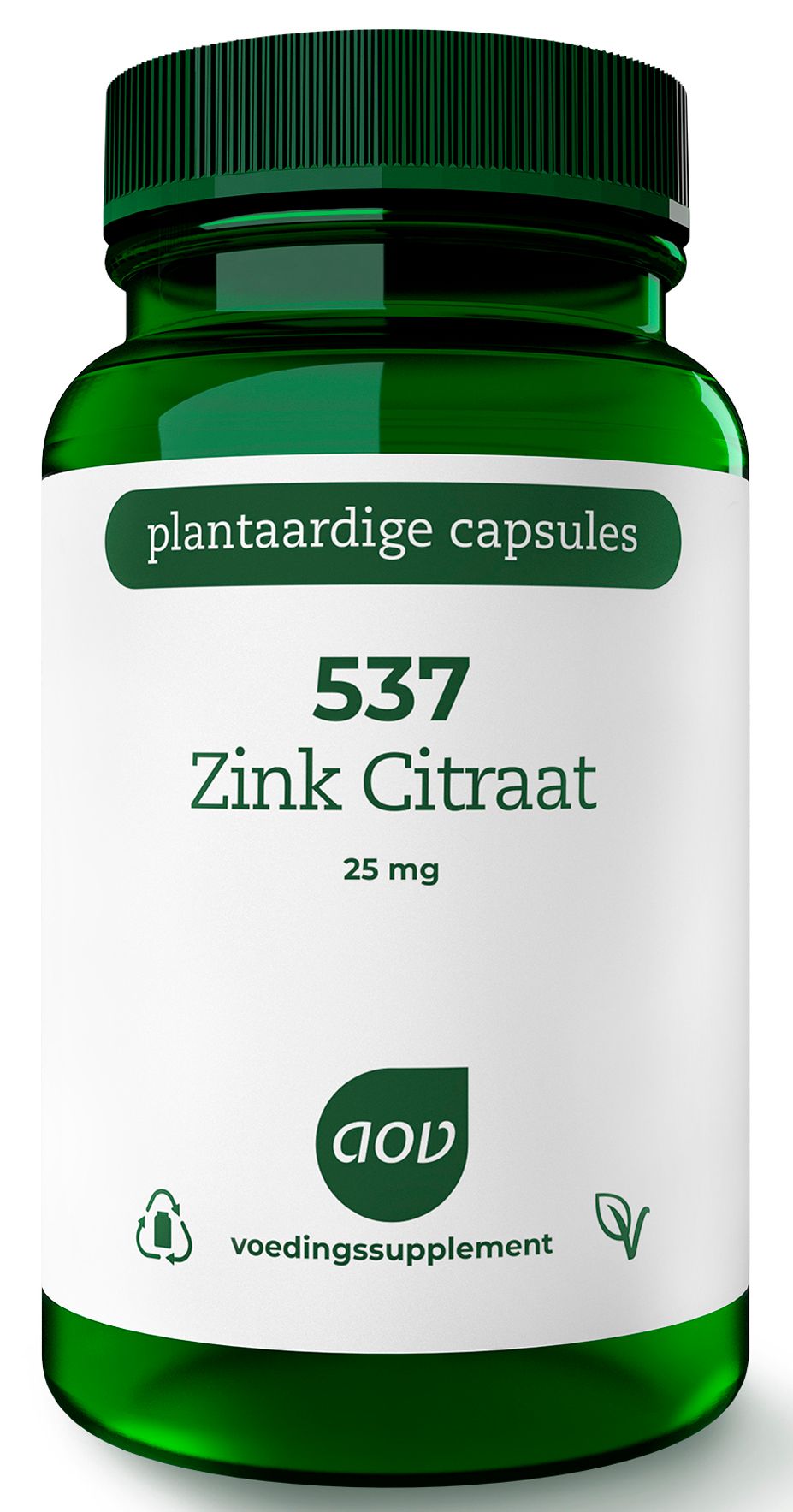 AOV 537 Zink Citraat 25mg Vegacaps - 8715687705378