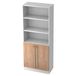 Armoire murale - Blanc/Noyer - 80 x 42 x 200,4 cm - Signa G 7700 CE