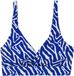 Regatta Dames zwemkleding top Paloma Brightest Blue Abstract Print Zebraprint Maat 44