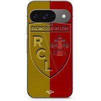 Maniacase Hoesje Google Pixel 9 RCL LENS Logo geel en rode achtergrond